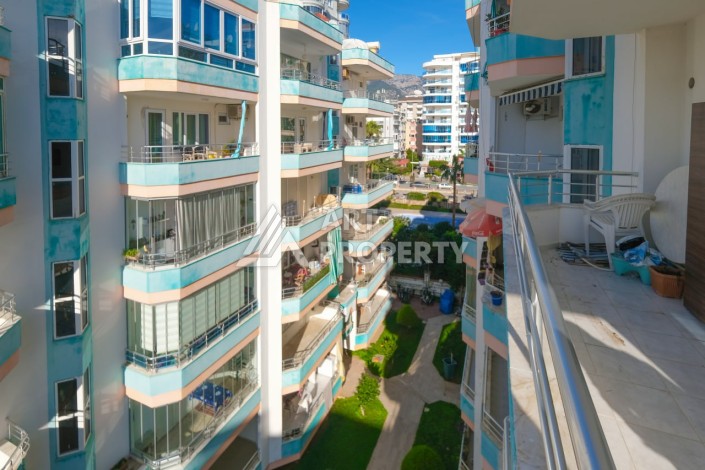 Недорогая квартира с видом на море 2+1 на первой береговой линии в Махмутларе, 90 кв.м. - Ракурс 22