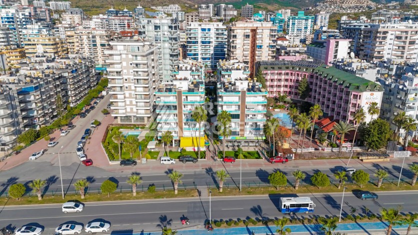 Недорогая квартира с видом на море 2+1 на первой береговой линии в Махмутларе, 90 кв.м. - Ракурс 23