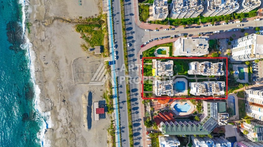 Недорогая квартира с видом на море 2+1 на первой береговой линии в Махмутларе, 90 кв.м. - Ракурс 26