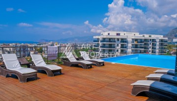 Стильная квартира 2+1 с видом на море в дизайнерском комплексе 2021 года - Ракурс 3