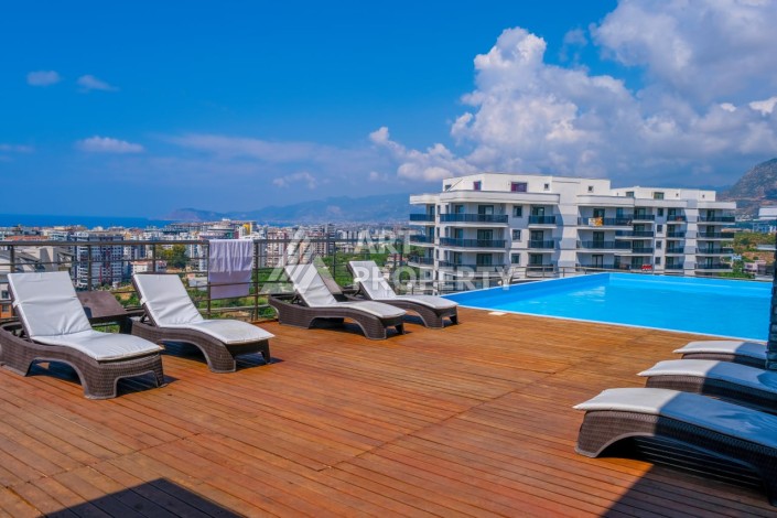 Стильная квартира 2+1 с видом на море в дизайнерском комплексе 2021 года - Ракурс 2