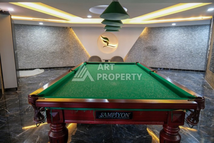 Стильная квартира 2+1 с видом на море в дизайнерском комплексе 2021 года - Ракурс 7