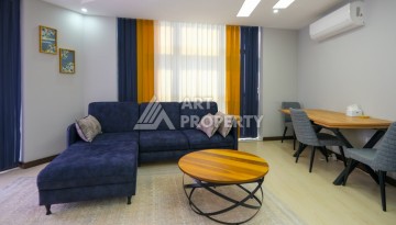 Стильная квартира 2+1 с видом на море в дизайнерском комплексе 2021 года - Ракурс 15