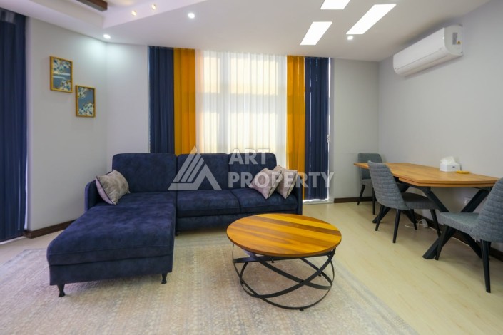 Стильная квартира 2+1 с видом на море в дизайнерском комплексе 2021 года - Ракурс 14