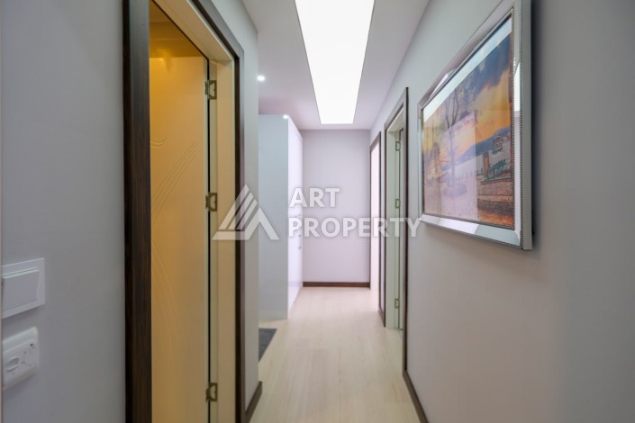 Стильная квартира 2+1 с видом на море в дизайнерском комплексе 2021 года - Ракурс 17