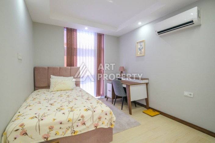 Стильная квартира 2+1 с видом на море в дизайнерском комплексе 2021 года - Ракурс 18