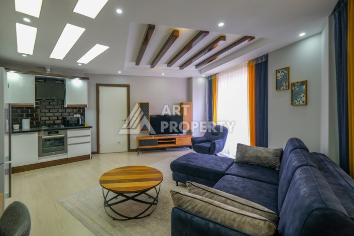 Стильная квартира 2+1 с видом на море в дизайнерском комплексе 2021 года - Ракурс 19