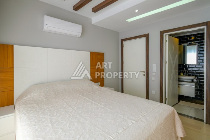 Стильная квартира 2+1 с видом на море в дизайнерском комплексе 2021 года - Ракурс 22