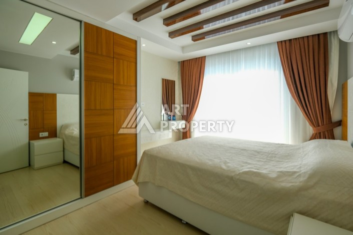 Стильная квартира 2+1 с видом на море в дизайнерском комплексе 2021 года - Ракурс 26