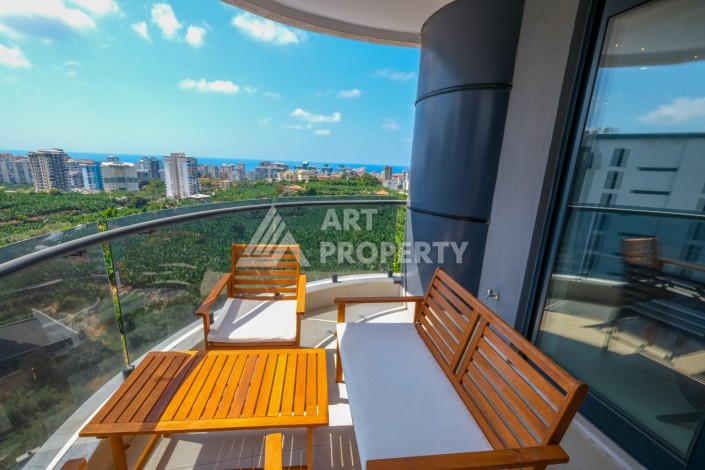 Стильная квартира 2+1 с видом на море в дизайнерском комплексе 2021 года - Ракурс 30