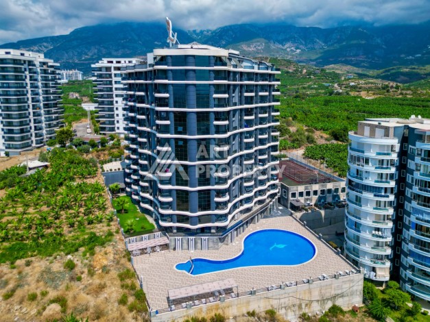 Стильная квартира 2+1 с видом на море в дизайнерском комплексе 2021 года - Ракурс 31