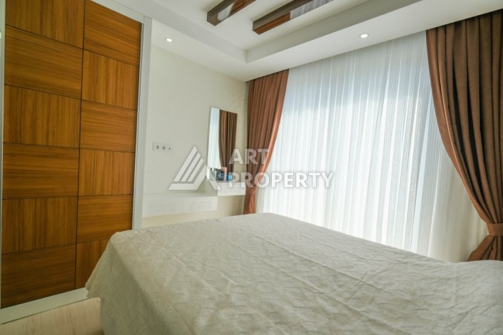 Стильная квартира 2+1 с видом на море в дизайнерском комплексе 2021 года - Ракурс 33