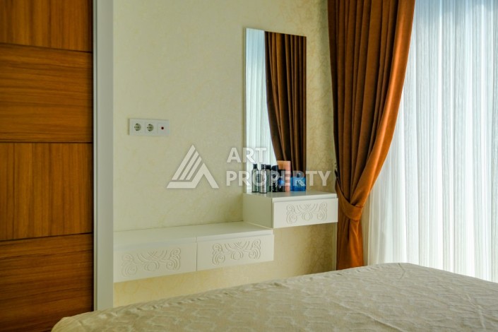 Стильная квартира 2+1 с видом на море в дизайнерском комплексе 2021 года - Ракурс 35