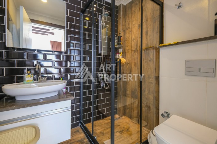 Стильная квартира 2+1 с видом на море в дизайнерском комплексе 2021 года - Ракурс 36