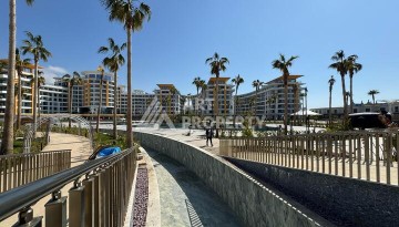 Квартира 1+1 в крупной резиденции с отелем 5 звезд, 85 кв.м. Турклер, Алания - Ракурс 11