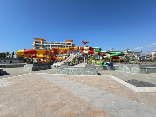 Квартира 1+1 в крупной резиденции с отелем 5 звезд, 85 кв.м. Турклер, Алания - Ракурс 18