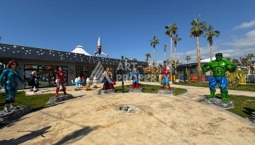 Квартира 1+1 в крупной резиденции с отелем 5 звезд, 85 кв.м. Турклер, Алания - Ракурс 24