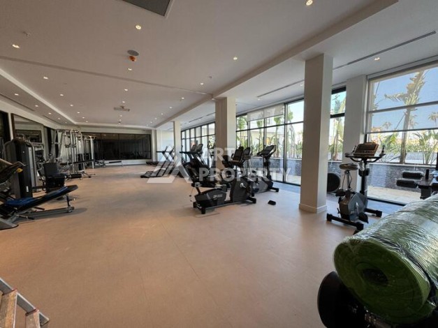 Квартира 1+1 в крупной резиденции с отелем 5 звезд, 85 кв.м. Турклер, Алания - Ракурс 33