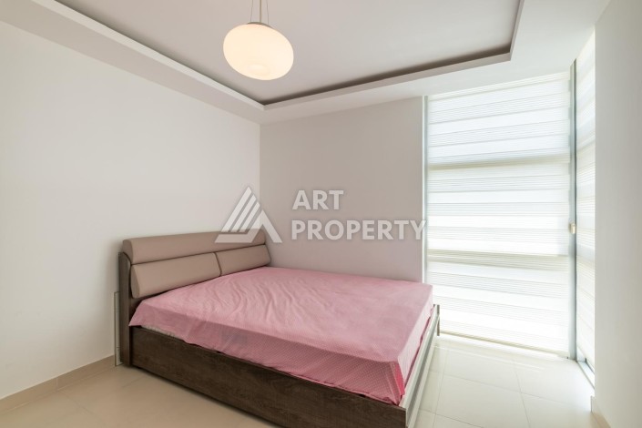 Квартира 1+1 с видом на море, 60 кв.м. Кестель, Алания - Ракурс 4