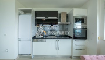 Квартира 1+1 с видом на море, 60 кв.м. Кестель, Алания - Ракурс 7