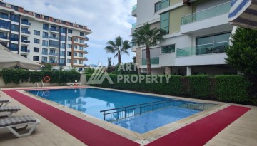 Квартира 1+1 с видом на море, 60 кв.м. Кестель, Алания - Ракурс 14