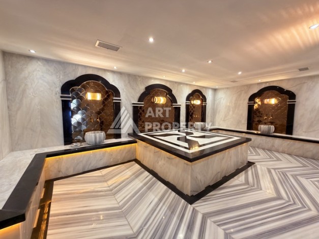 Квартира 2+1 в престижной резиденции, 70 кв.м. Хасбахче, Алания - Ракурс 28