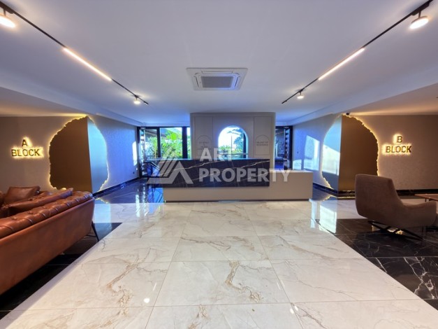 Квартира 2+1 в престижной резиденции, 70 кв.м. Хасбахче, Алания - Ракурс 35