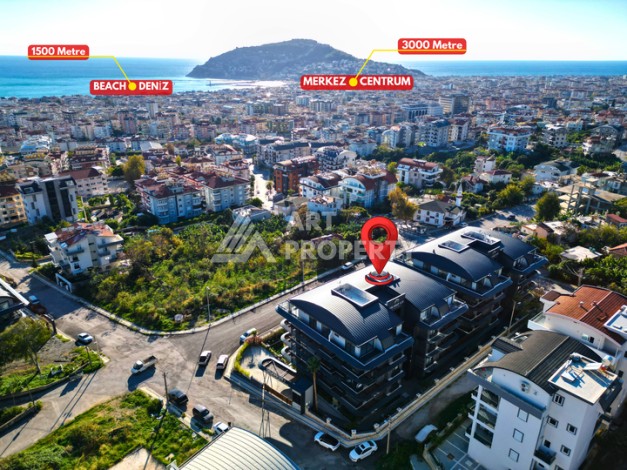 Квартира 2+1 в престижной резиденции, 70 кв.м. Хасбахче, Алания - Ракурс 53