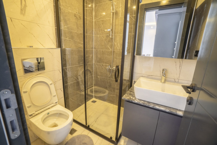 Меблированная двухкомнатная квартира в новом доме в районе Оба, 60 м2 - Ракурс 4