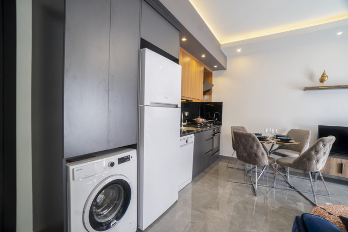 Меблированная двухкомнатная квартира в новом доме в районе Оба, 60 м2 - Ракурс 5