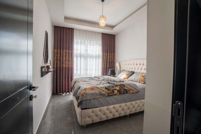 Меблированная двухкомнатная квартира в новом доме в районе Оба, 60 м2 - Ракурс 6