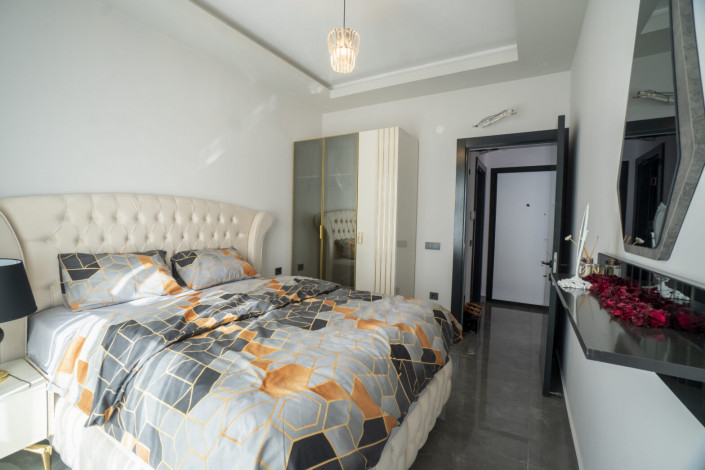 Меблированная двухкомнатная квартира в новом доме в районе Оба, 60 м2 - Ракурс 7