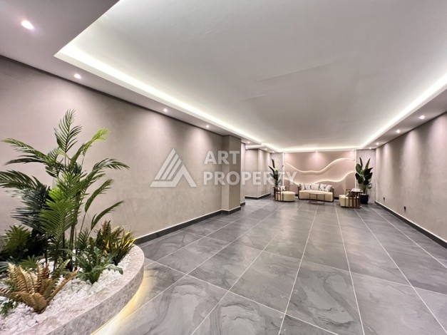 Недорогая квартира 1+1 в новом комплексе в районе Демирташ, 1200 м до моря - Ракурс 15