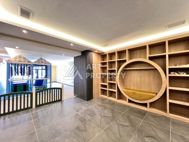 Недорогая квартира 1+1 в новом комплексе в районе Демирташ, 1200 м до моря - Ракурс 21