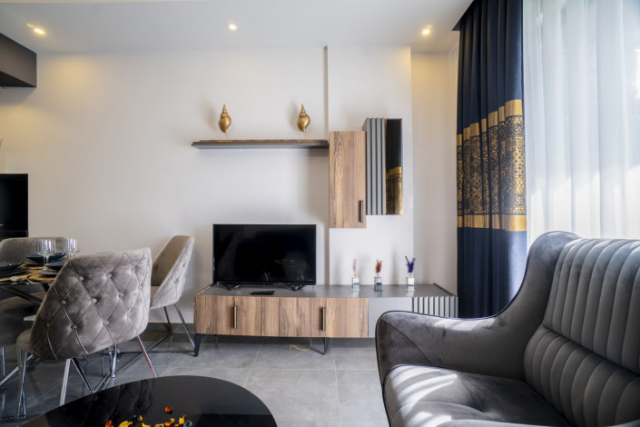 Меблированная двухкомнатная квартира в новом доме в районе Оба, 60 м2 - Ракурс 13