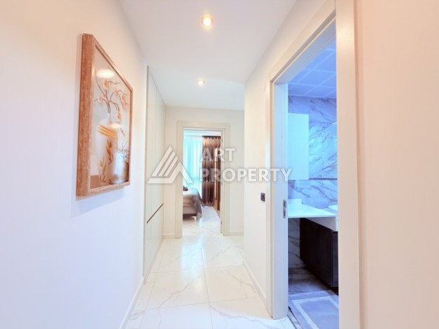 Стильная современная квартира 2+1 в новом комплексе в районе Каргыджак с видами на горы - Ракурс 1