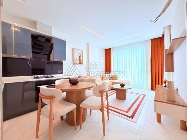 Стильная современная квартира 2+1 в новом комплексе в районе Каргыджак с видами на горы - Ракурс 3