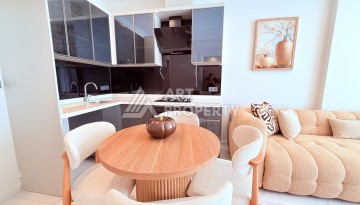 Стильная современная квартира 2+1 в новом комплексе в районе Каргыджак с видами на горы - Ракурс 6