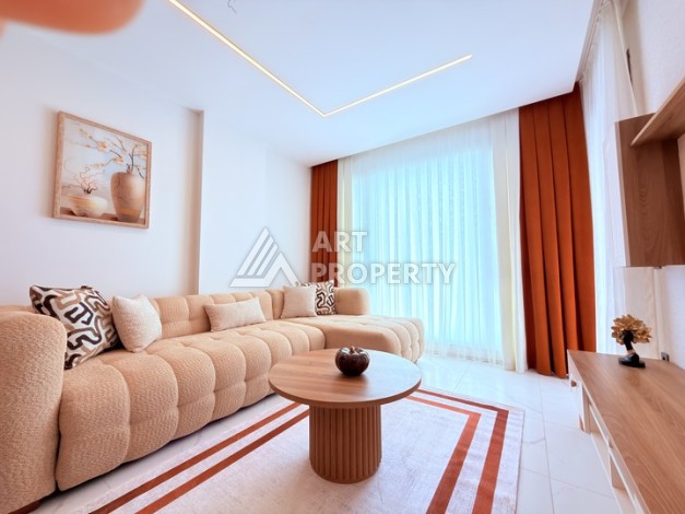 Стильная современная квартира 2+1 в новом комплексе в районе Каргыджак с видами на горы - Ракурс 7