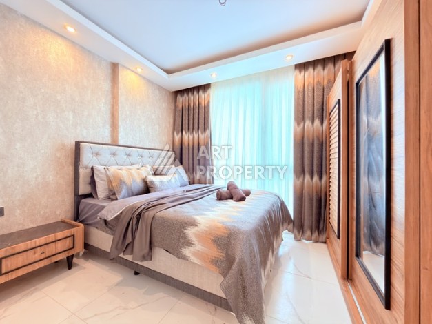 Стильная современная квартира 2+1 в новом комплексе в районе Каргыджак с видами на горы - Ракурс 10