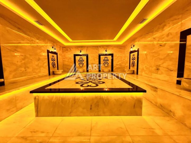 Стильная современная квартира 2+1 в новом комплексе в районе Каргыджак с видами на горы - Ракурс 33