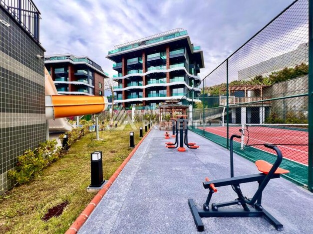 Стильная современная квартира 2+1 в новом комплексе в районе Каргыджак с видами на горы - Ракурс 37