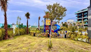 Стильная современная квартира 2+1 в новом комплексе в районе Каргыджак с видами на горы - Ракурс 43