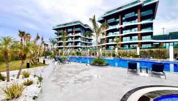 Стильная современная квартира 2+1 в новом комплексе в районе Каргыджак с видами на горы - Ракурс 51