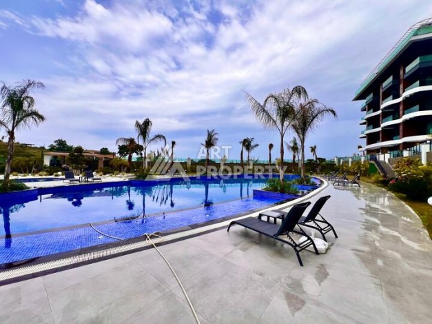 Стильная современная квартира 2+1 в новом комплексе в районе Каргыджак с видами на горы - Ракурс 52