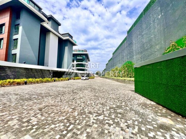 Стильная современная квартира 2+1 в новом комплексе в районе Каргыджак с видами на горы - Ракурс 66