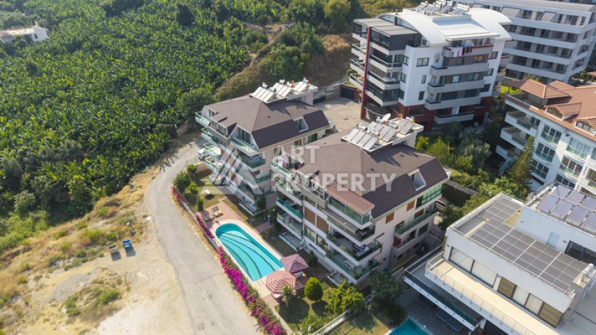 Садовый дуплекс 3+1 для ВНЖ и Гражданства. Кучукхасбахче, Алания - Ракурс 4