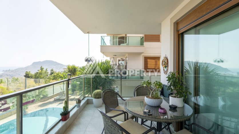 Садовый дуплекс 3+1 для ВНЖ и Гражданства. Кучукхасбахче, Алания - Ракурс 13