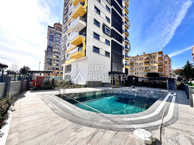 Квартира 2+1 в новом комплексе у моря в районе Махмутлар, улица Барбароса - Ракурс 27