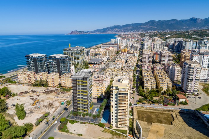 Квартира 2+1 в новом комплексе у моря в районе Махмутлар, улица Барбароса - Ракурс 37